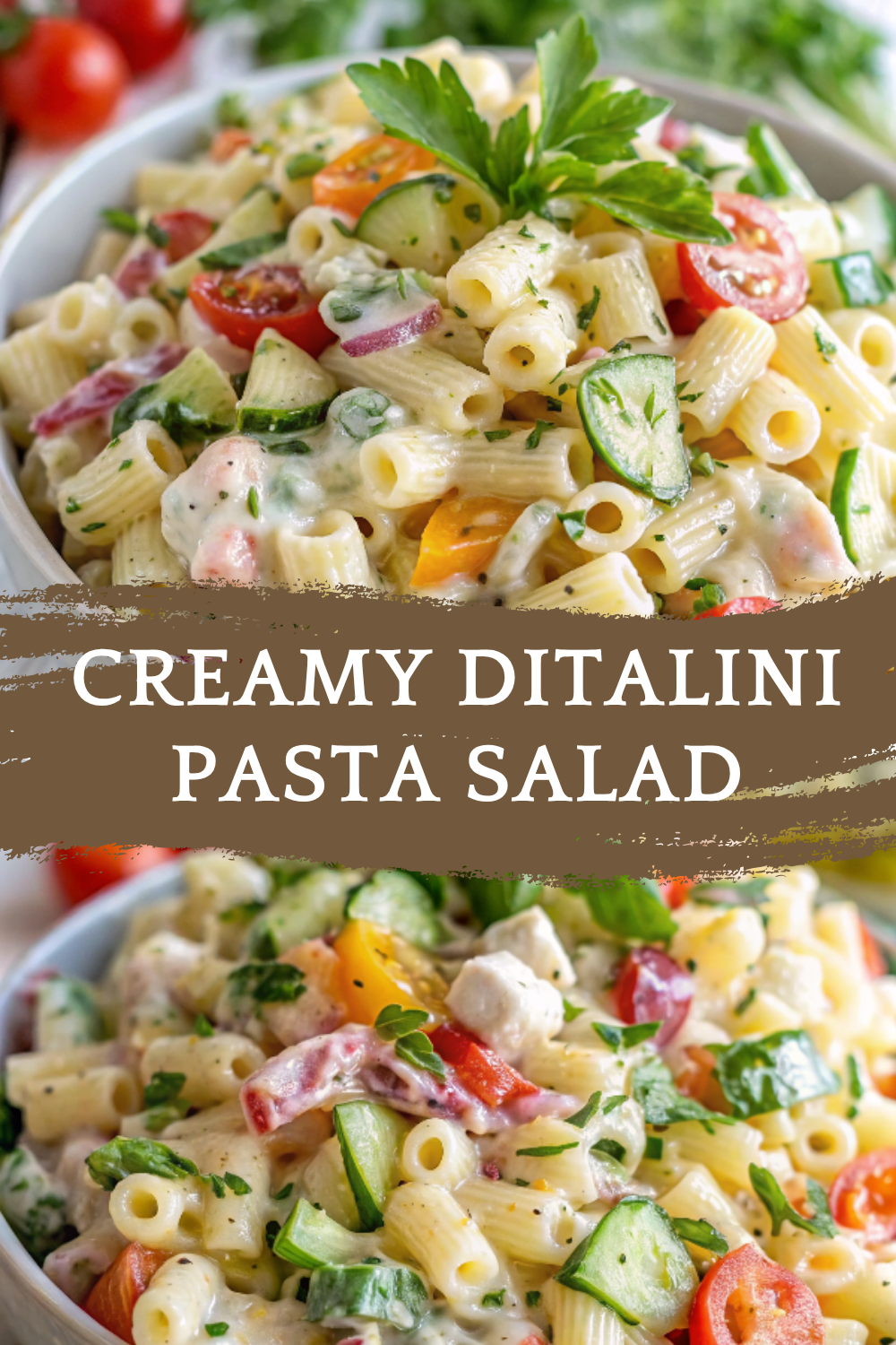 Creamy Ditalini Pasta Salad – The Perfect Make-Ahead Side for BBQs, Picnics & Potlucks