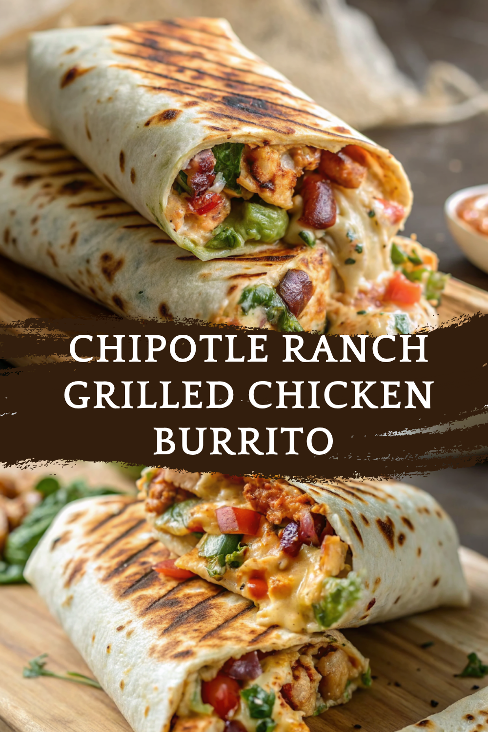 Easy Chipotle Ranch Grilled Chicken Burrito – Spicy, Cheesy & Perfect for Any Meal