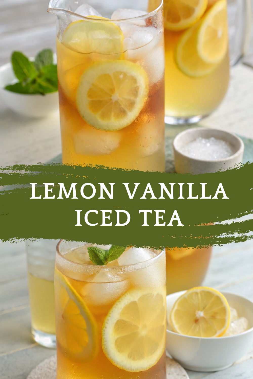 Lemon Vanilla Iced Tea