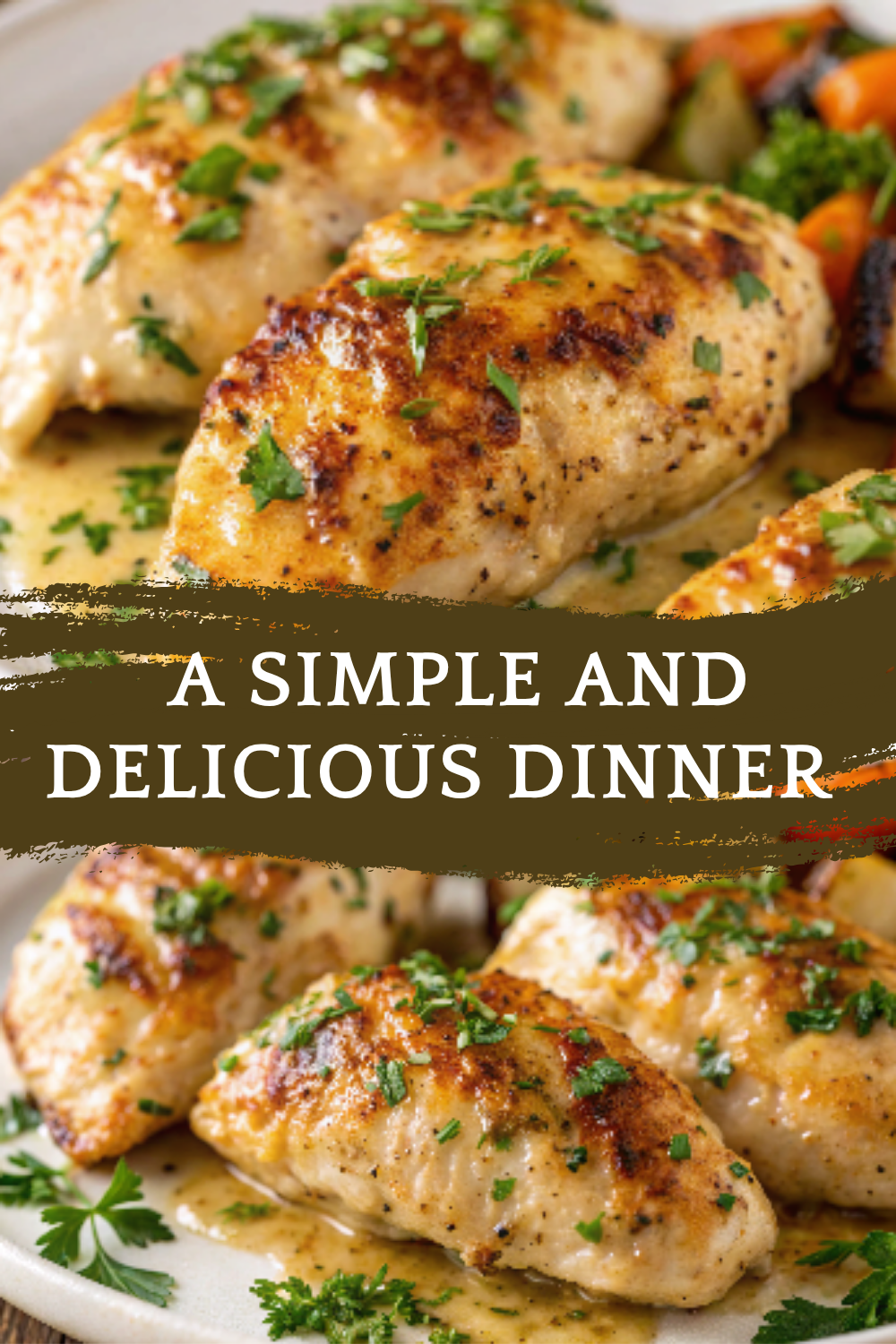 A Simple and Delicious Dinner – Juicy Baked Chicken with Creamy Dijon Parmesan Crust