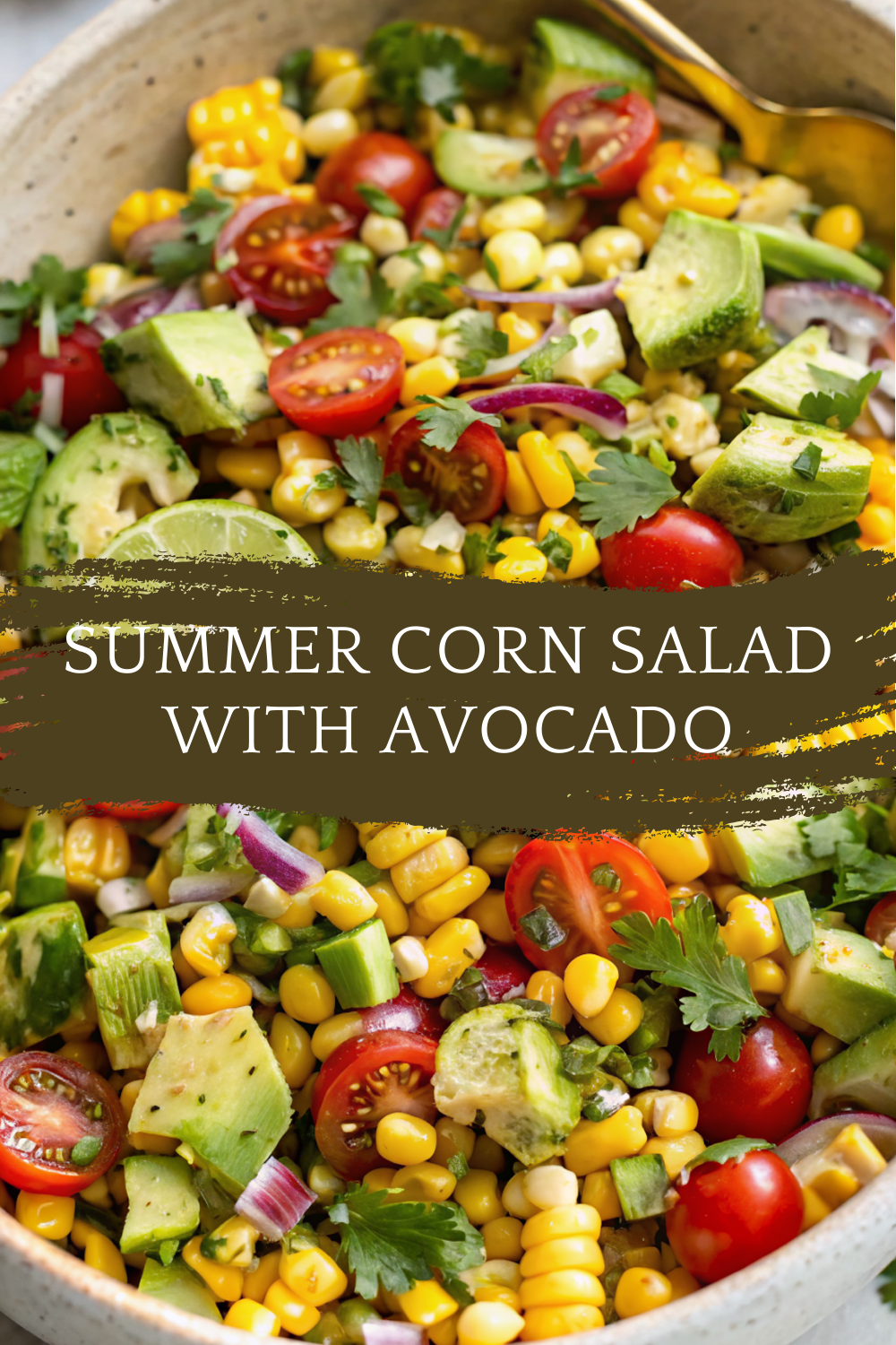 Summer Corn Salad with Avocado – Fresh, Creamy, and Bursting with Flavor