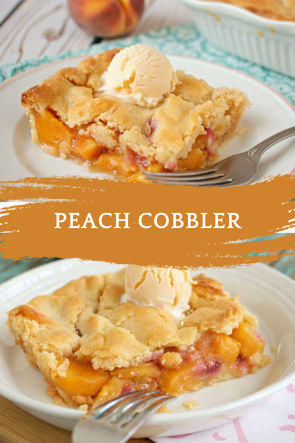 Peach Cobbler – Juicy, Sweet Peaches with a Golden, Buttery Crust