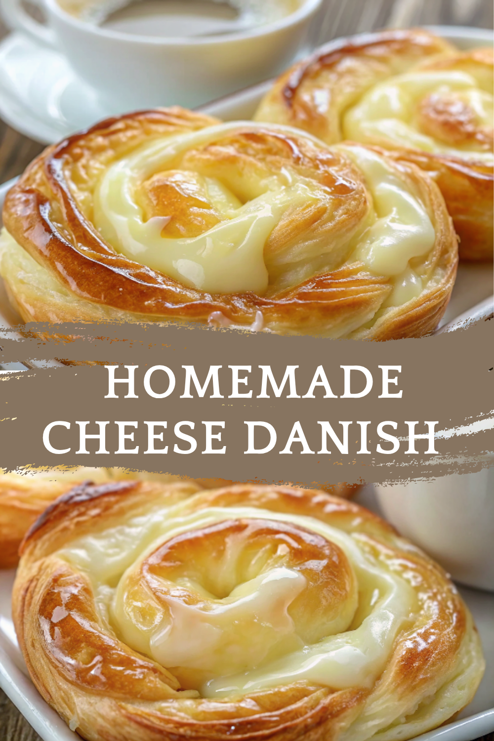 Homemade Cheese Danish – Buttery, Flaky, and Filled with Sweet Cream Cheese Goodness!