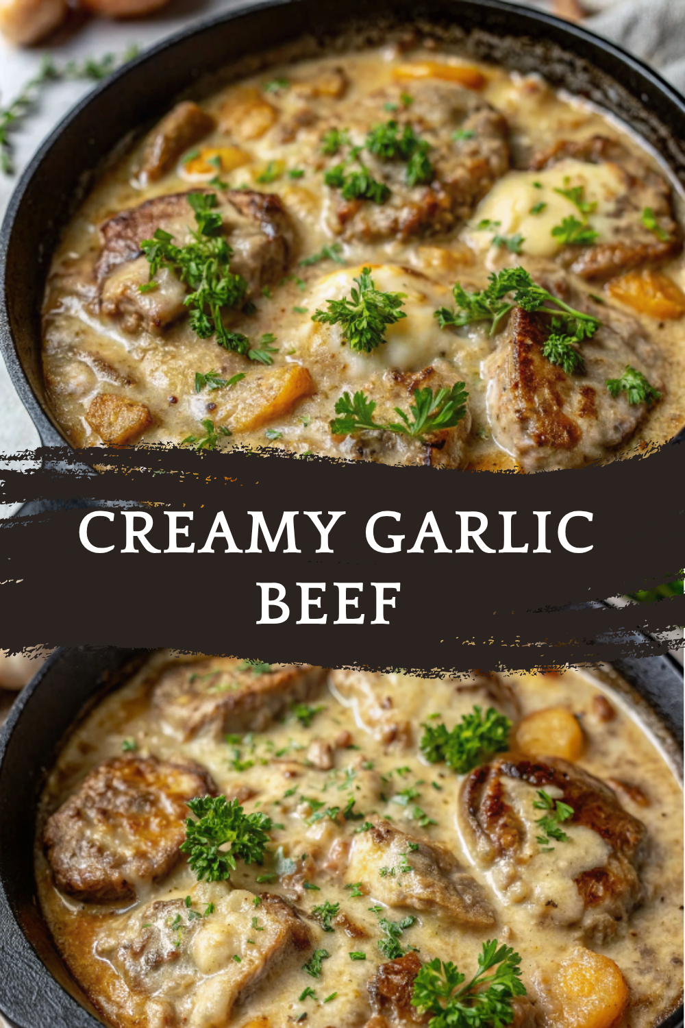 Creamy Garlic Beef – A Rich, Savory Skillet Recipe for Dinner in 30 Minutes