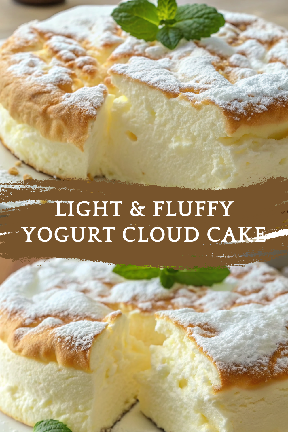 Light & Fluffy Yogurt Cloud Cake – Delicately Airy, Gently Sweet, and Impossible to Resist