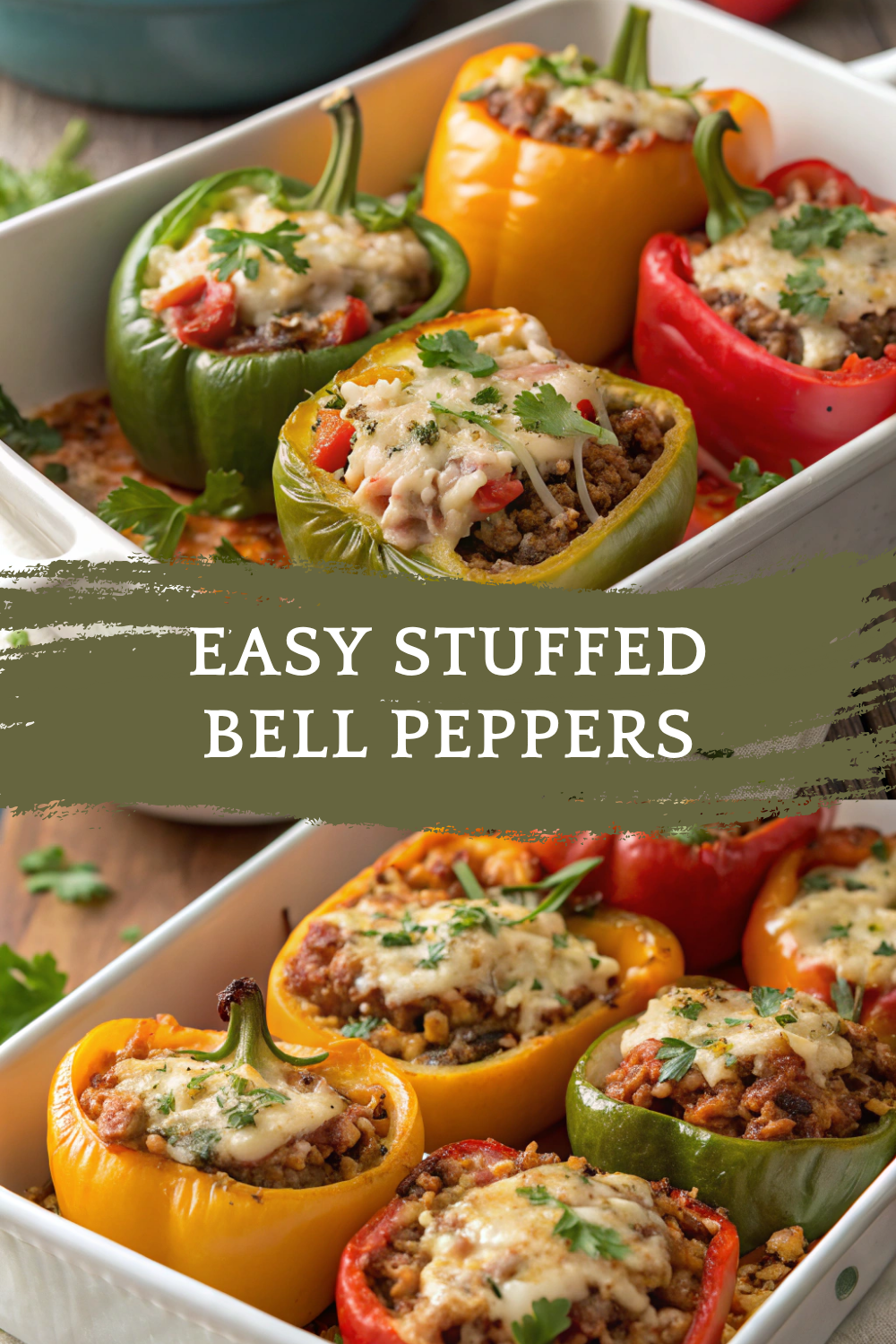 Easy Stuffed Bell Peppers – Colorful, Flavorful & Perfect for Dinner