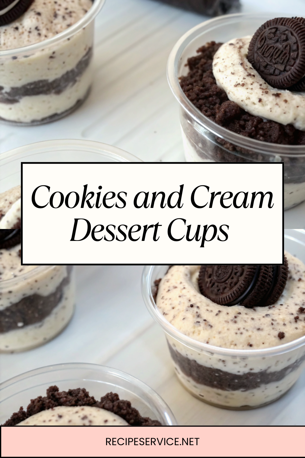 Cookies and Cream Dessert Cups | Creamy, Crunchy & Crowd-Pleasing