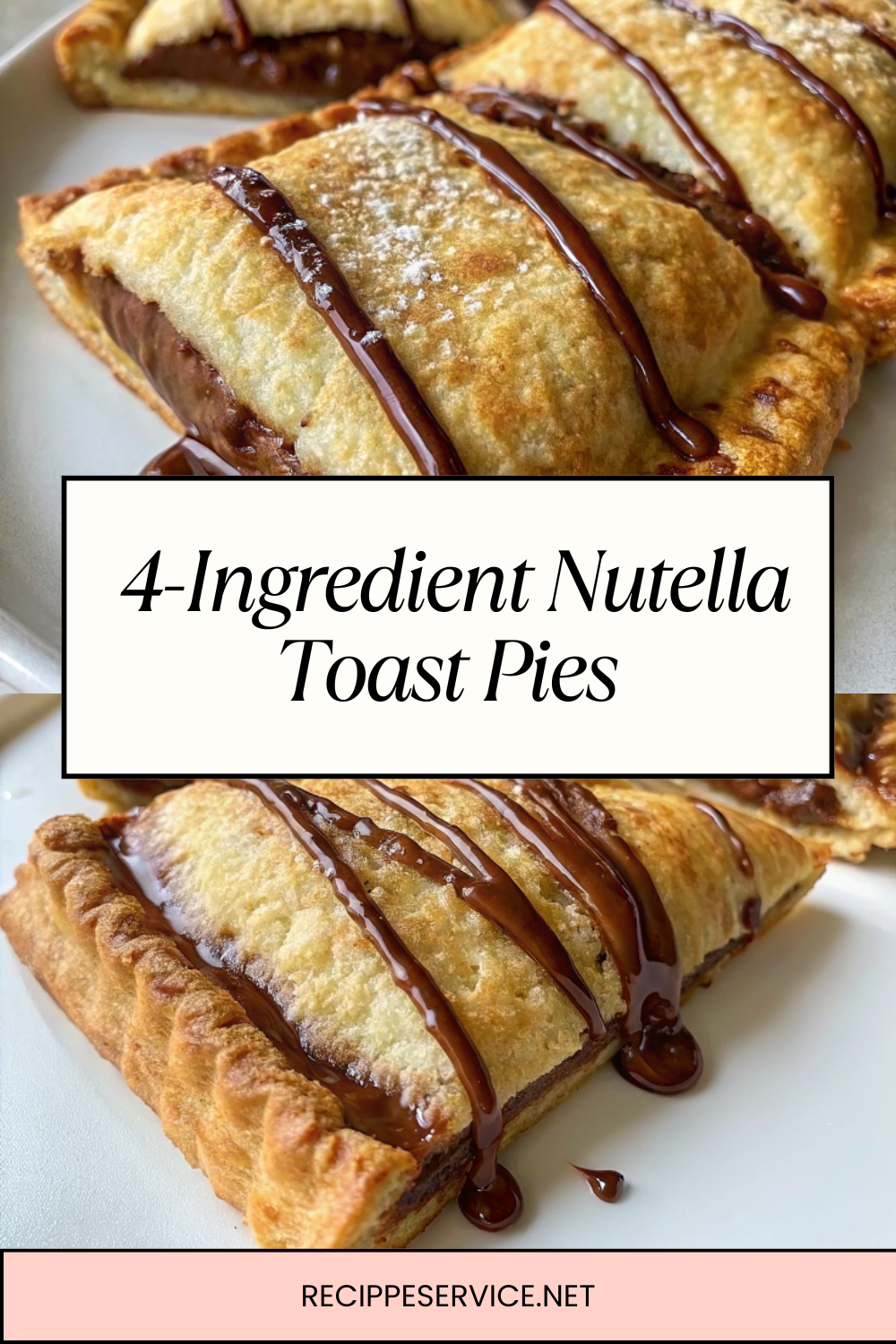 4-Ingredient Nutella Toast Pies | Easy & Irresistible Snack