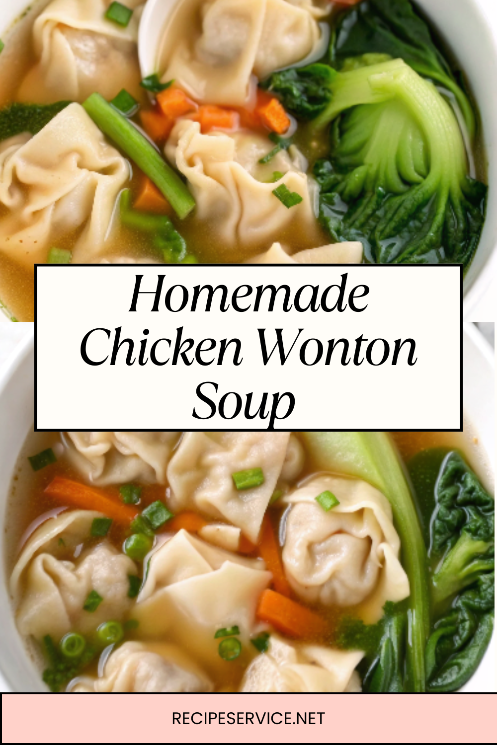 Homemade Chicken Wonton Soup – Light, Comforting & Full of Flavor