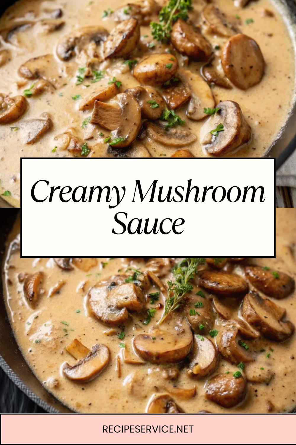 Creamy Mushroom Sauce – Rich, Velvety & Full of Flavor