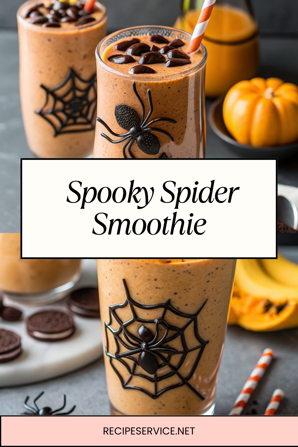 Spooky Spider Smoothie: Delicious Halloween Smoothies Idea!