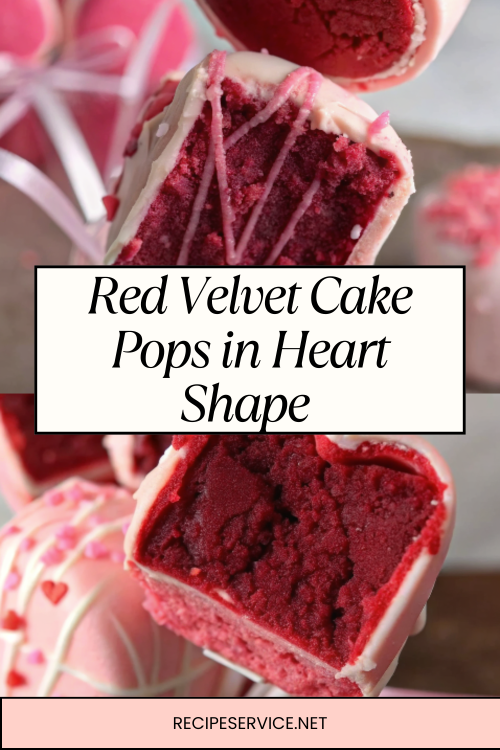 Red Velvet Cake Pops in Heart Shape | Romantic, Sweet & Perfect for Gifting