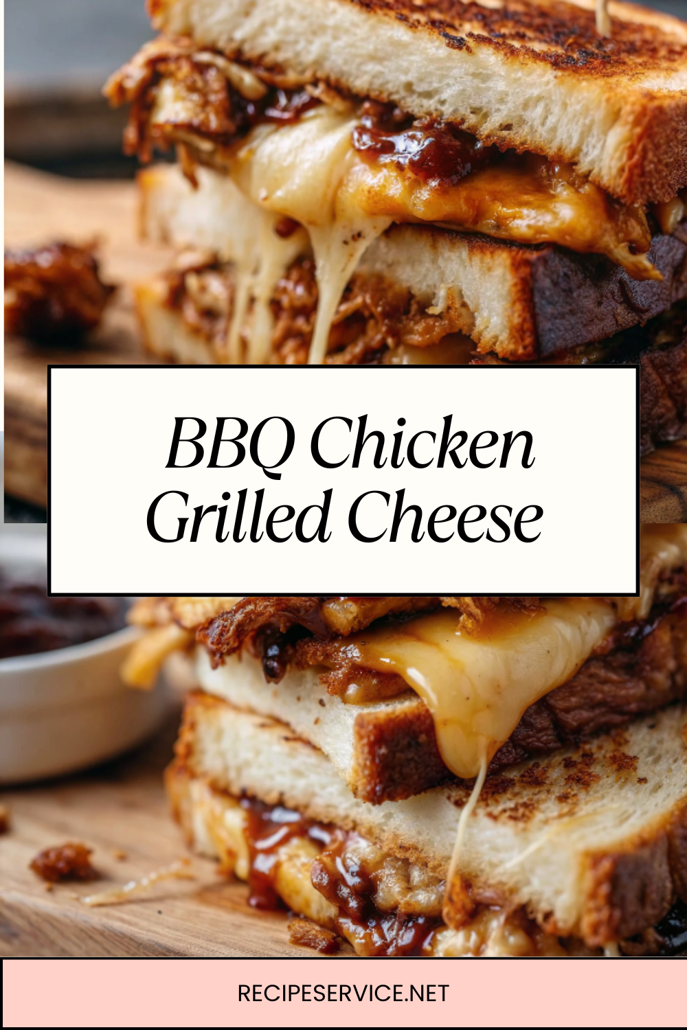BBQ Chicken Grilled Cheese – Gooey, Smoky & Comforting