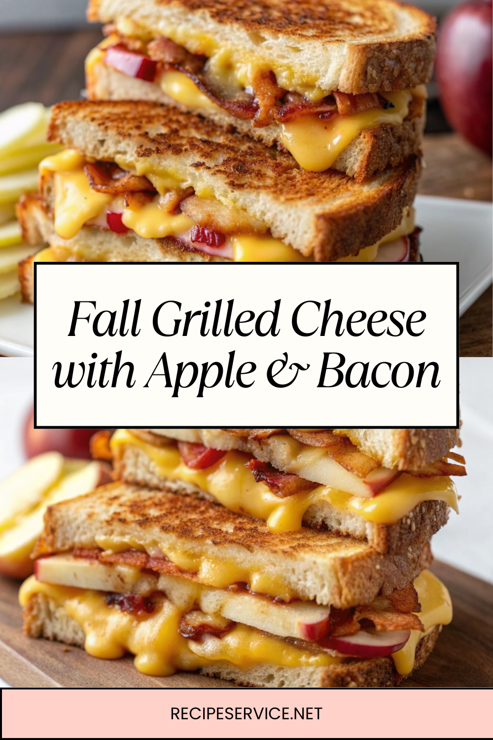 Fall Grilled Cheese with Apple & Bacon | Savory-Sweet Comfort Food