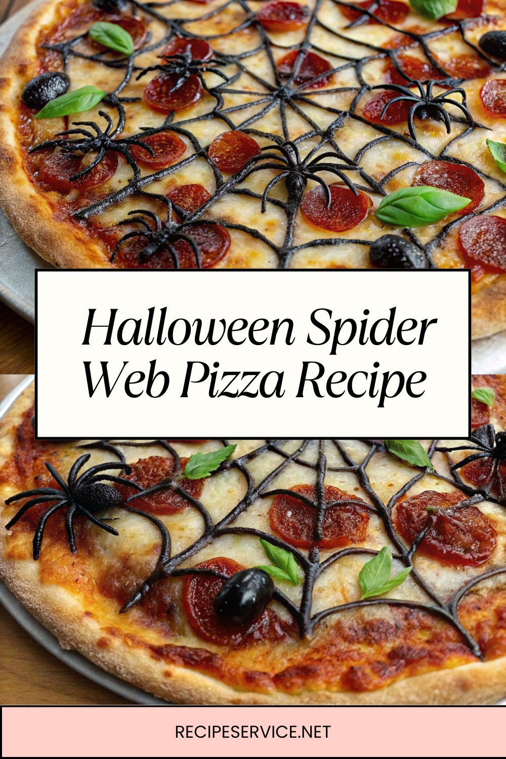 Halloween Spider Web Pizza Recipe | Spooky & Cheesy Party Food