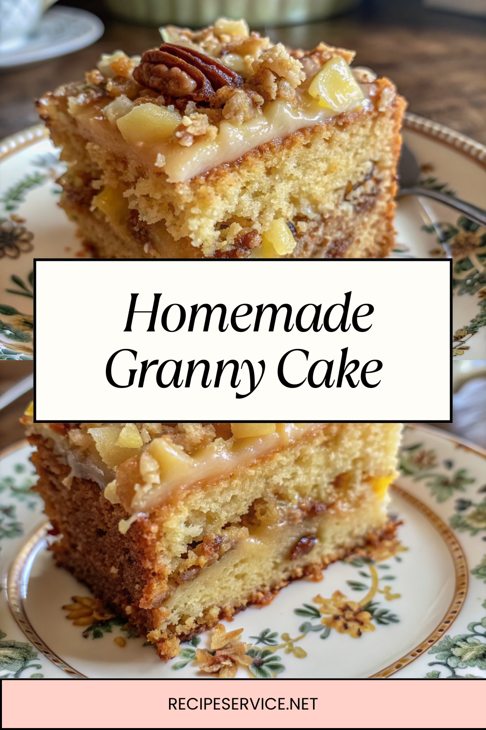 Homemade Granny Cake – A Moist Pineapple Cake with Sweet Buttery Icing