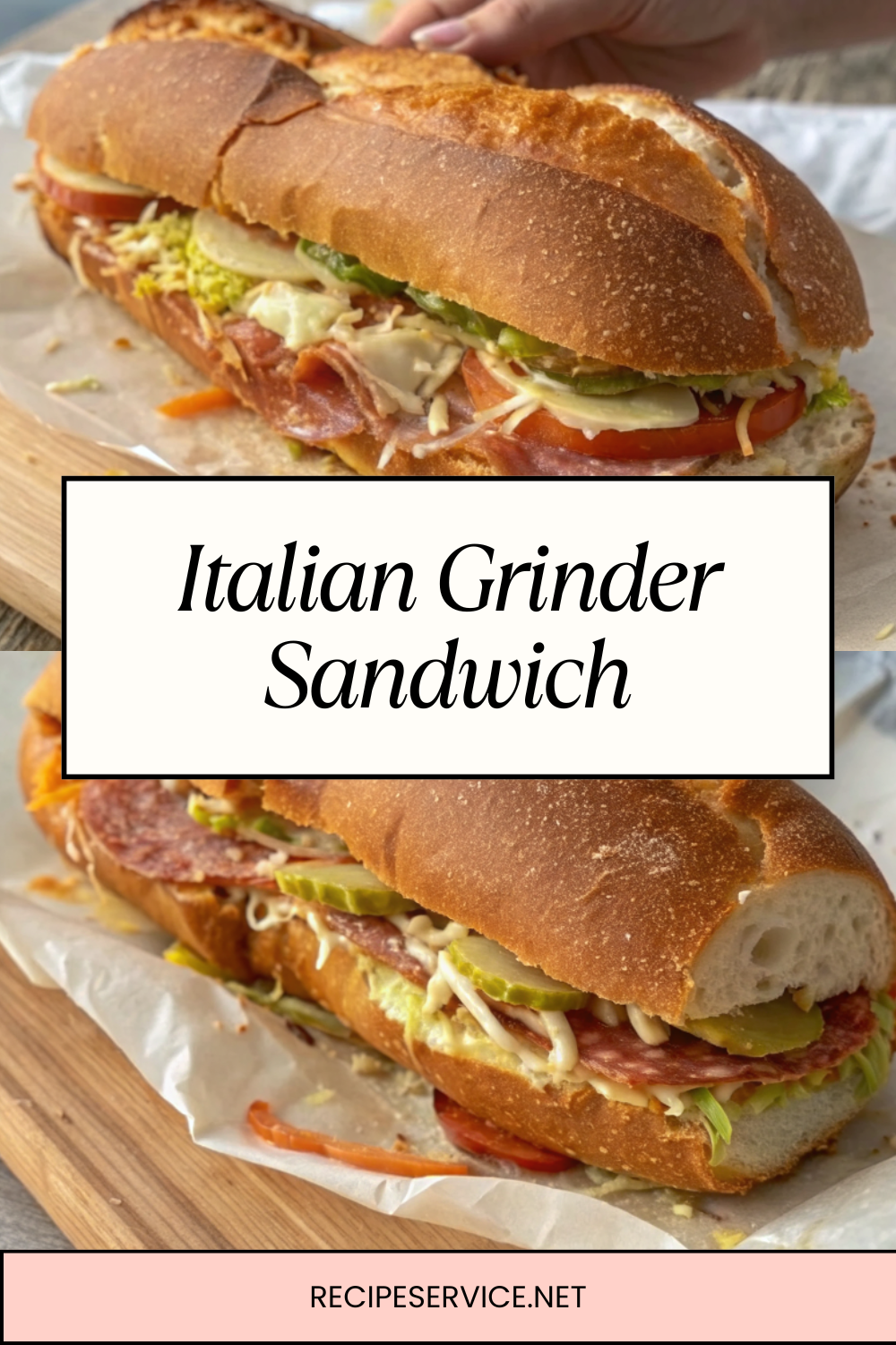 Italian Grinder Sandwich | Hearty, Cheesy & Packed with Fresh Flavor