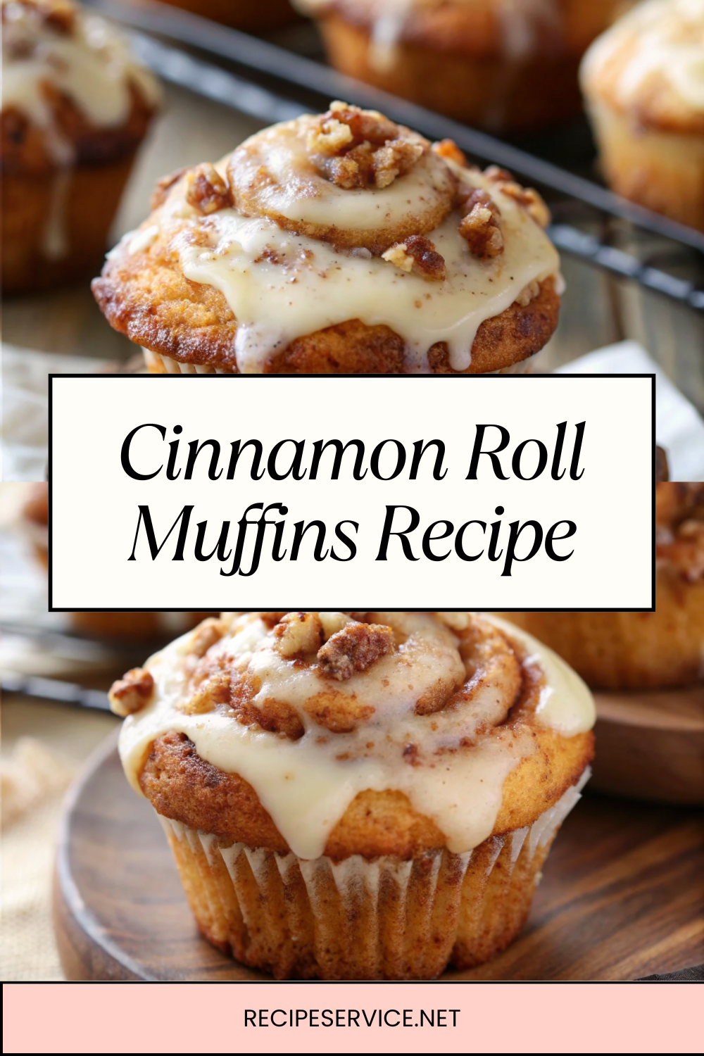 Cinnamon Roll Muffins Recipe – Sweet, Soft & Delicious Bakery-Style Treats
