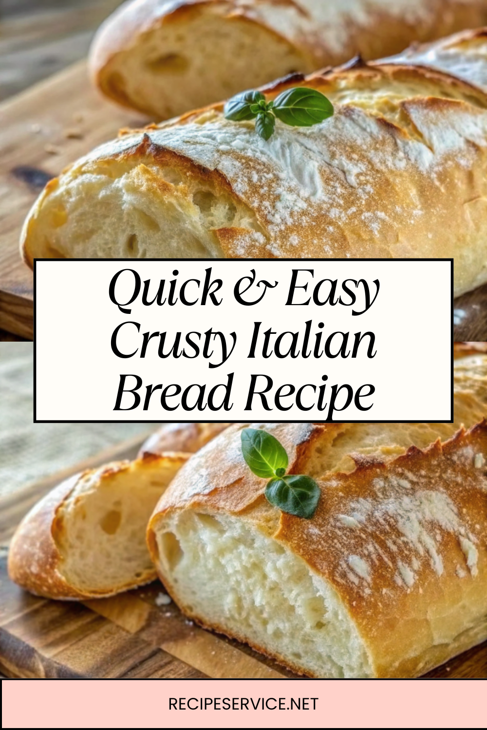 Quick & Easy Crusty Italian Bread Recipe | Homemade Bakery-Style Loaf in No Time