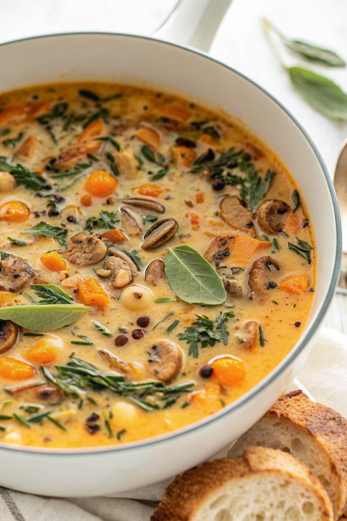 Pumpkin Wild Rice Soup – Creamy, Nourishing & Perfect for Cozy Nights