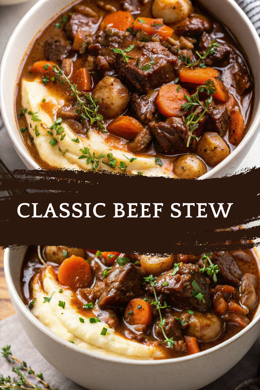 Classic Beef Stew (Inspired by Beef Bourguignon) – Rich, Hearty, and Comforting Without Wine