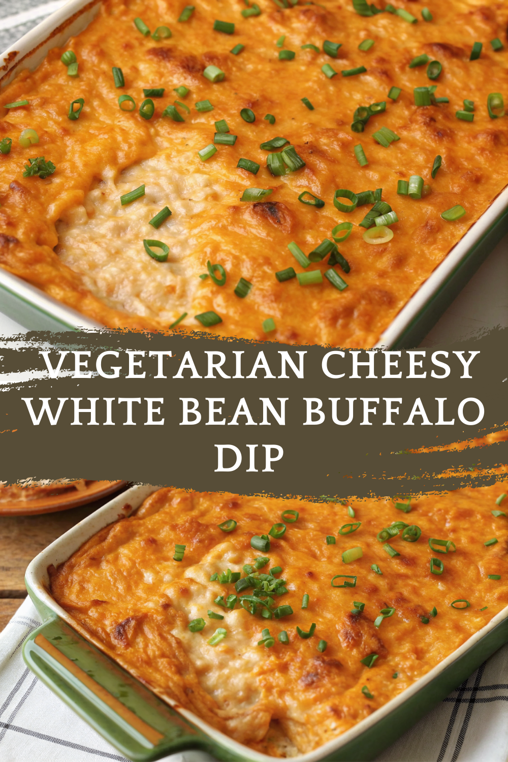 Vegetarian Cheesy White Bean Buffalo Dip – Creamy, Spicy & Protein-Packed
