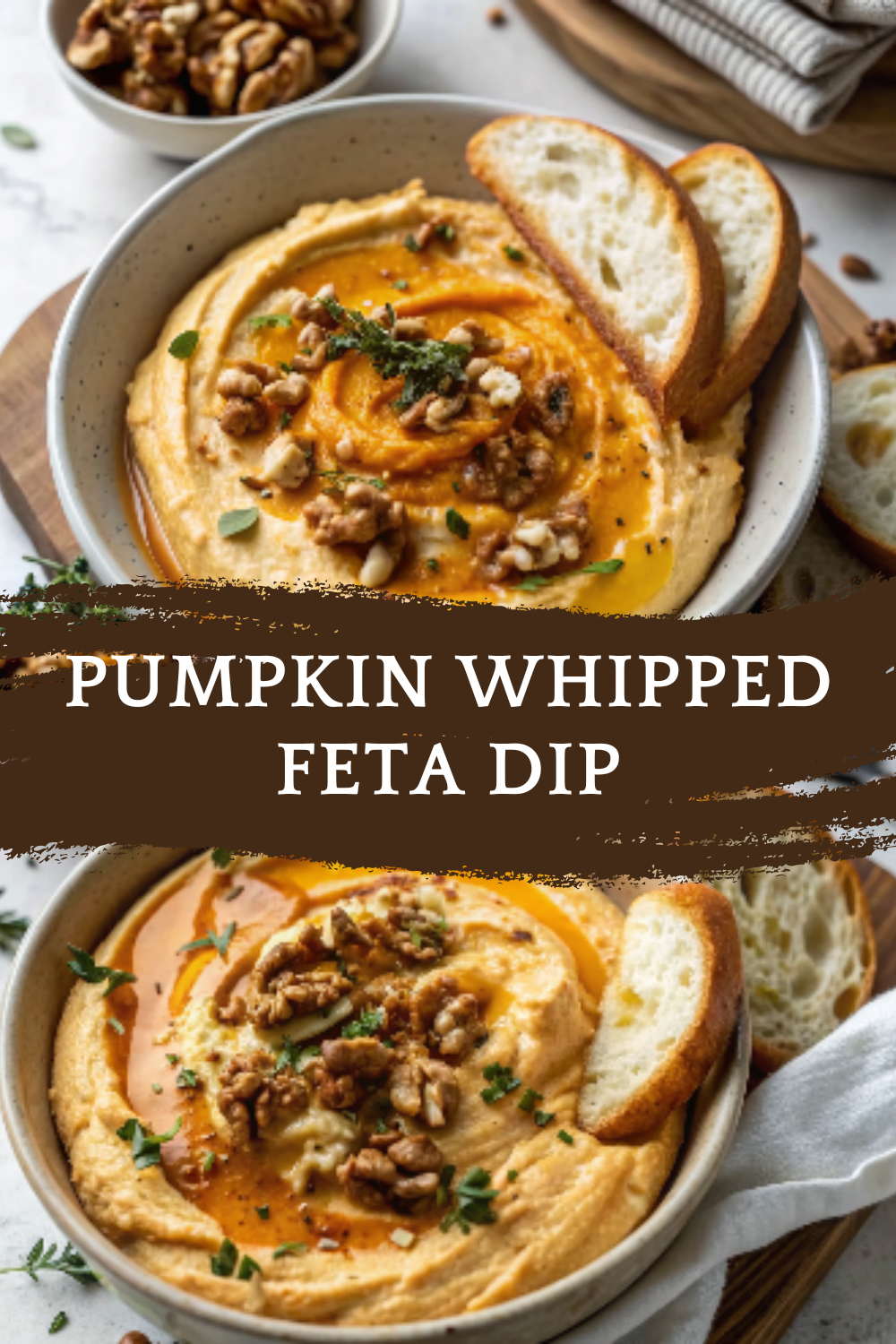 Pumpkin Whipped Feta Dip