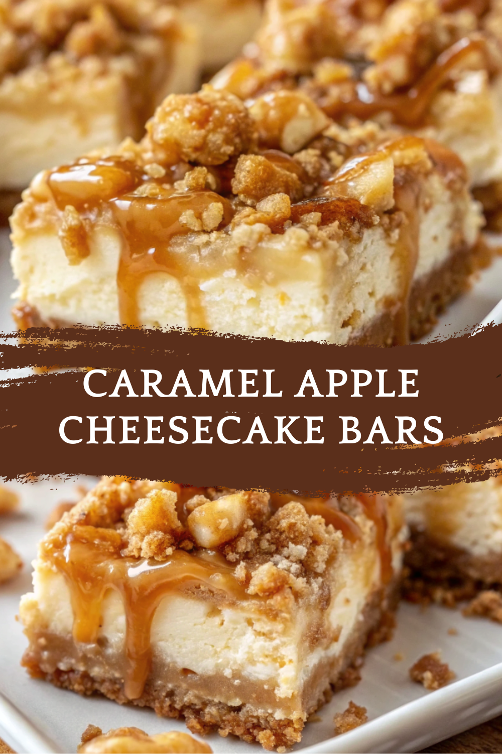 Caramel Apple Cheesecake Bars | Creamy, Crunchy & Perfect for Fall