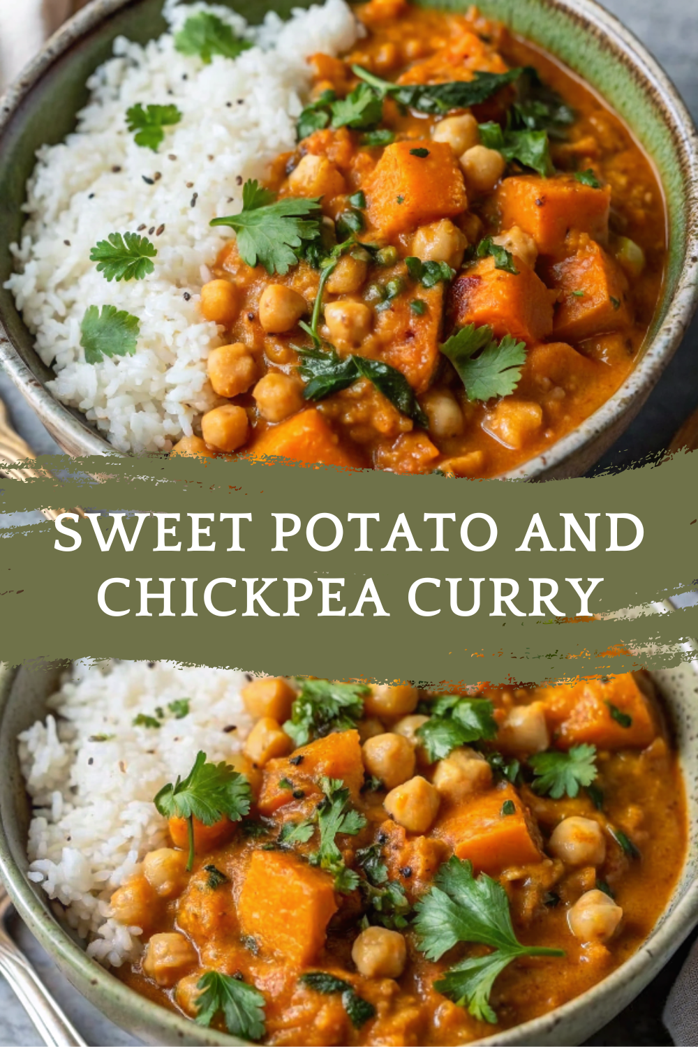 Sweet Potato and Chickpea Curry – Creamy, Hearty, and Plant-Based Comfort Food