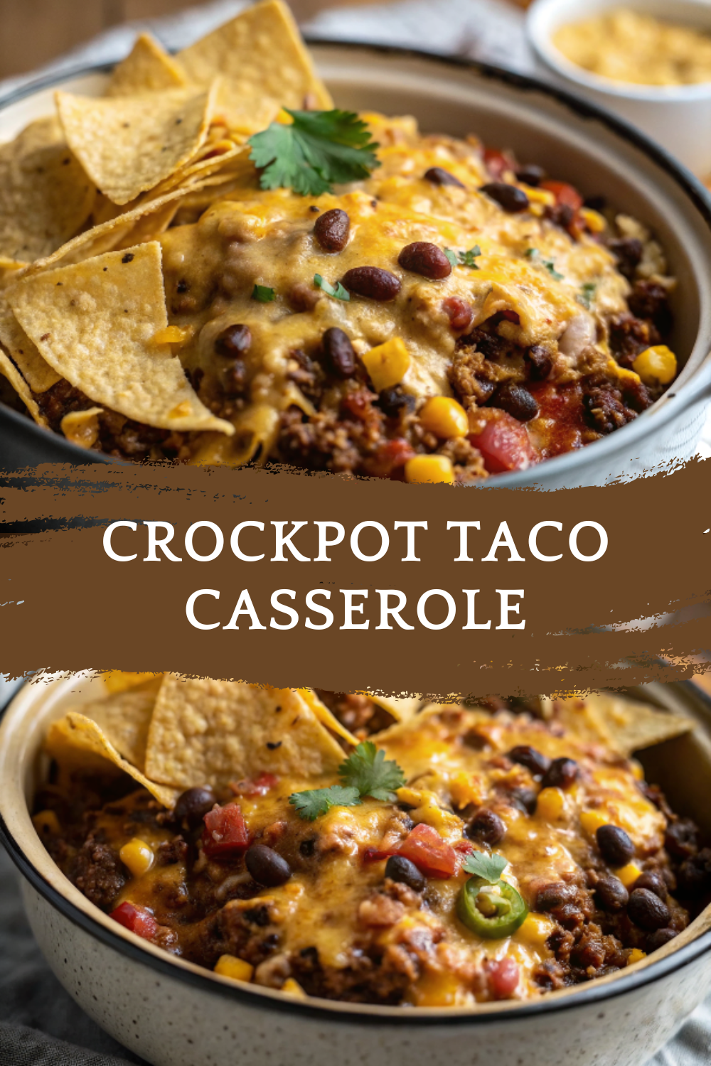 Crockpot Taco Casserole – Cheesy, Flavor-Packed & Easy Family Dinner