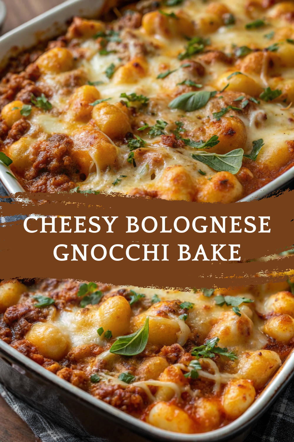 Cheesy Bolognese Gnocchi Bake – Comforting, Cheesy & Family-Friendly Dinner