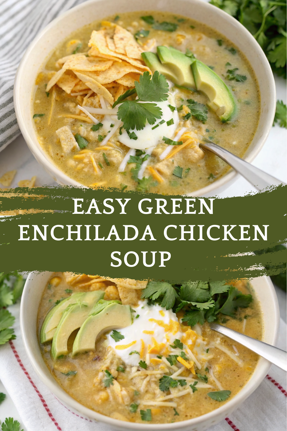 Easy Green Enchilada Chicken Soup – Cozy, Creamy & Flavor-Packed