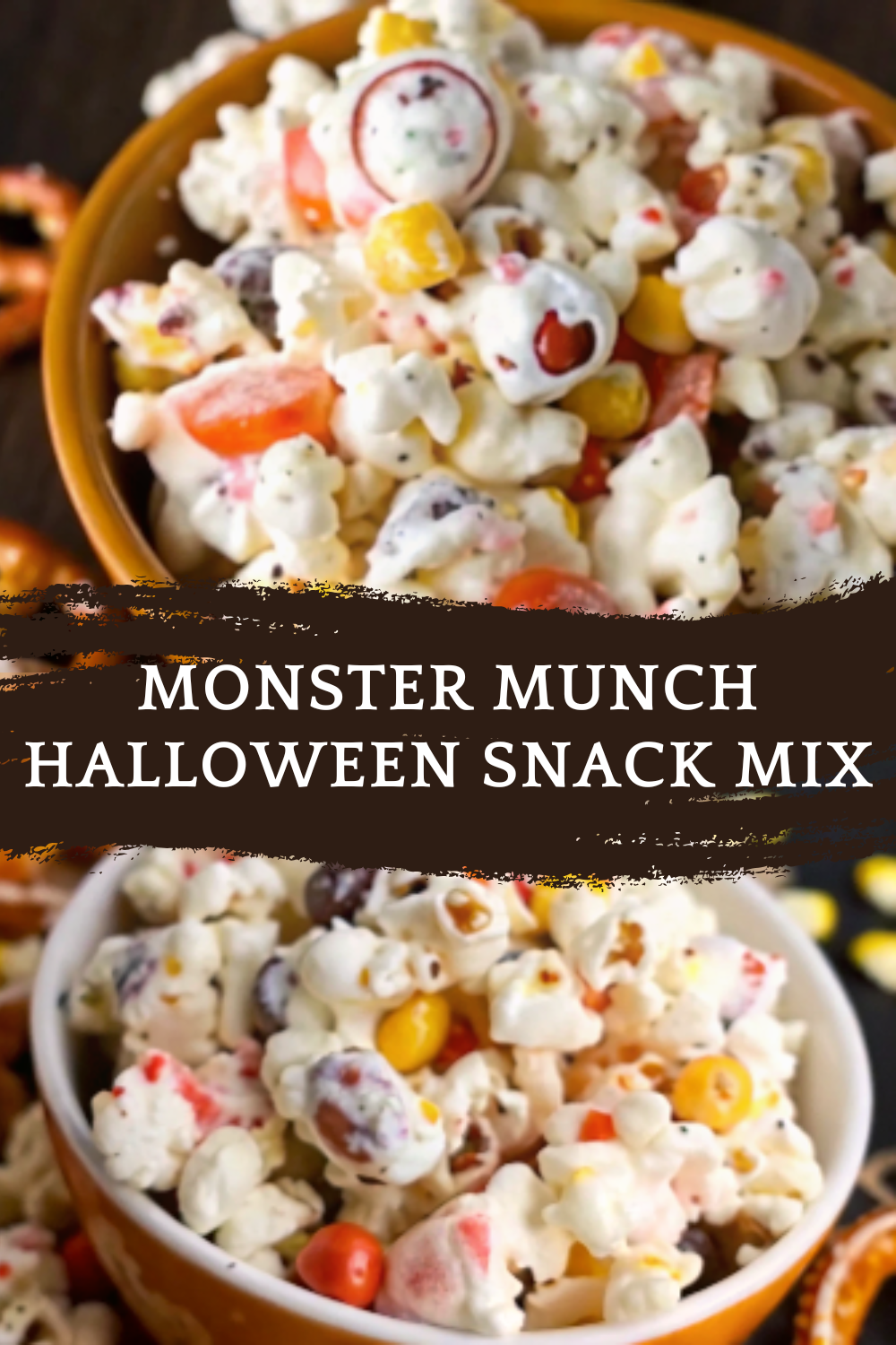 Monster Munch Halloween Snack Mix | Sweet, Salty & Spooky Fun