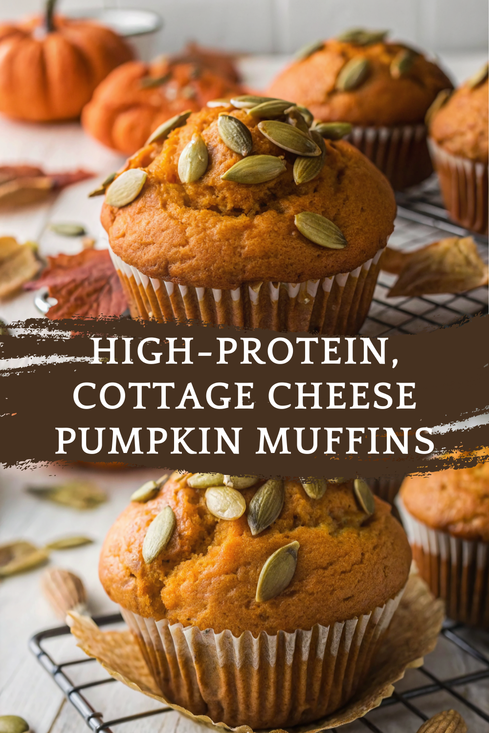 High-Protein, Cottage Cheese Pumpkin Muffins – Healthy, Moist & Naturally Sweetened