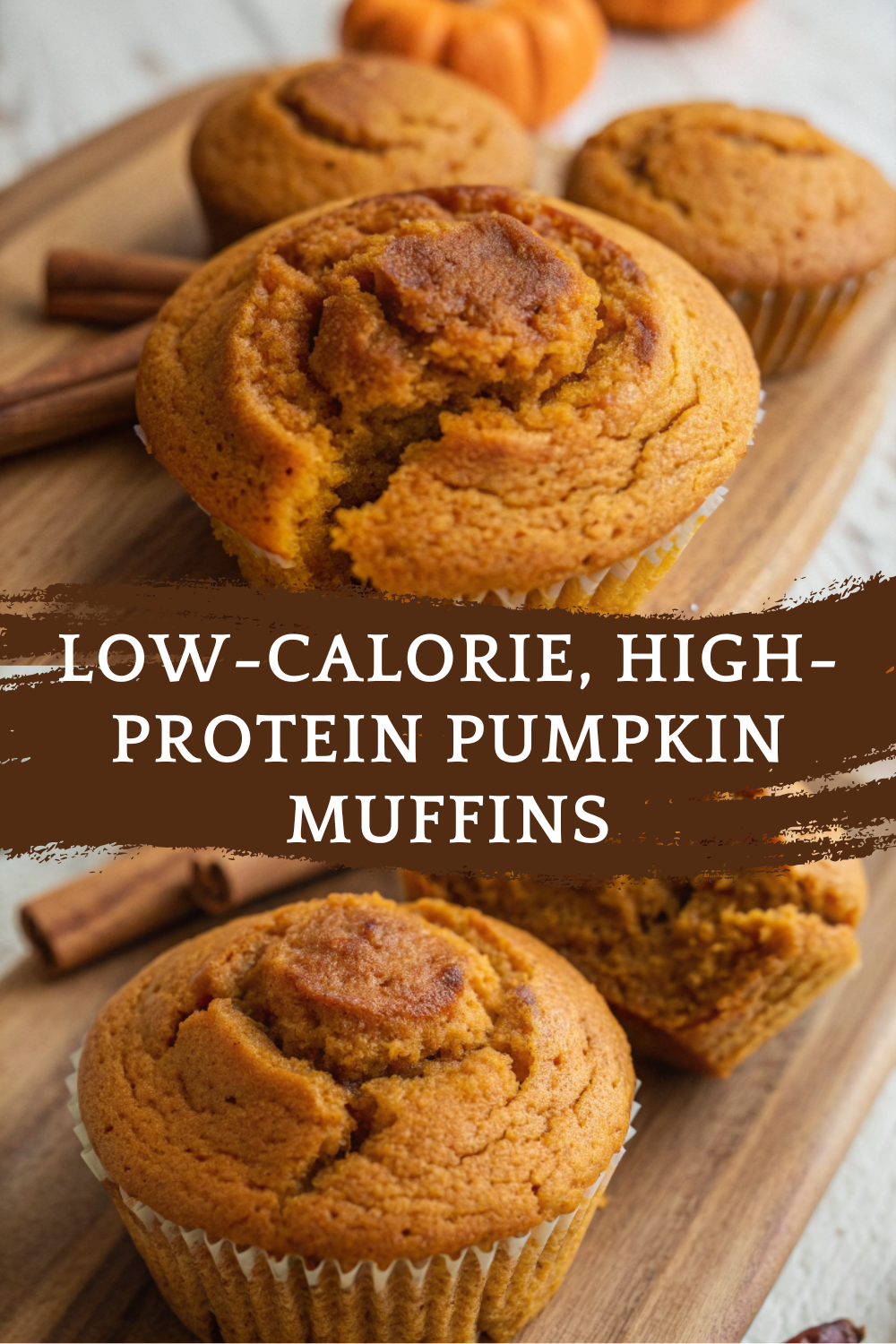 Low-Calorie, High-Protein Pumpkin Muffins | Healthy Fall Recipe