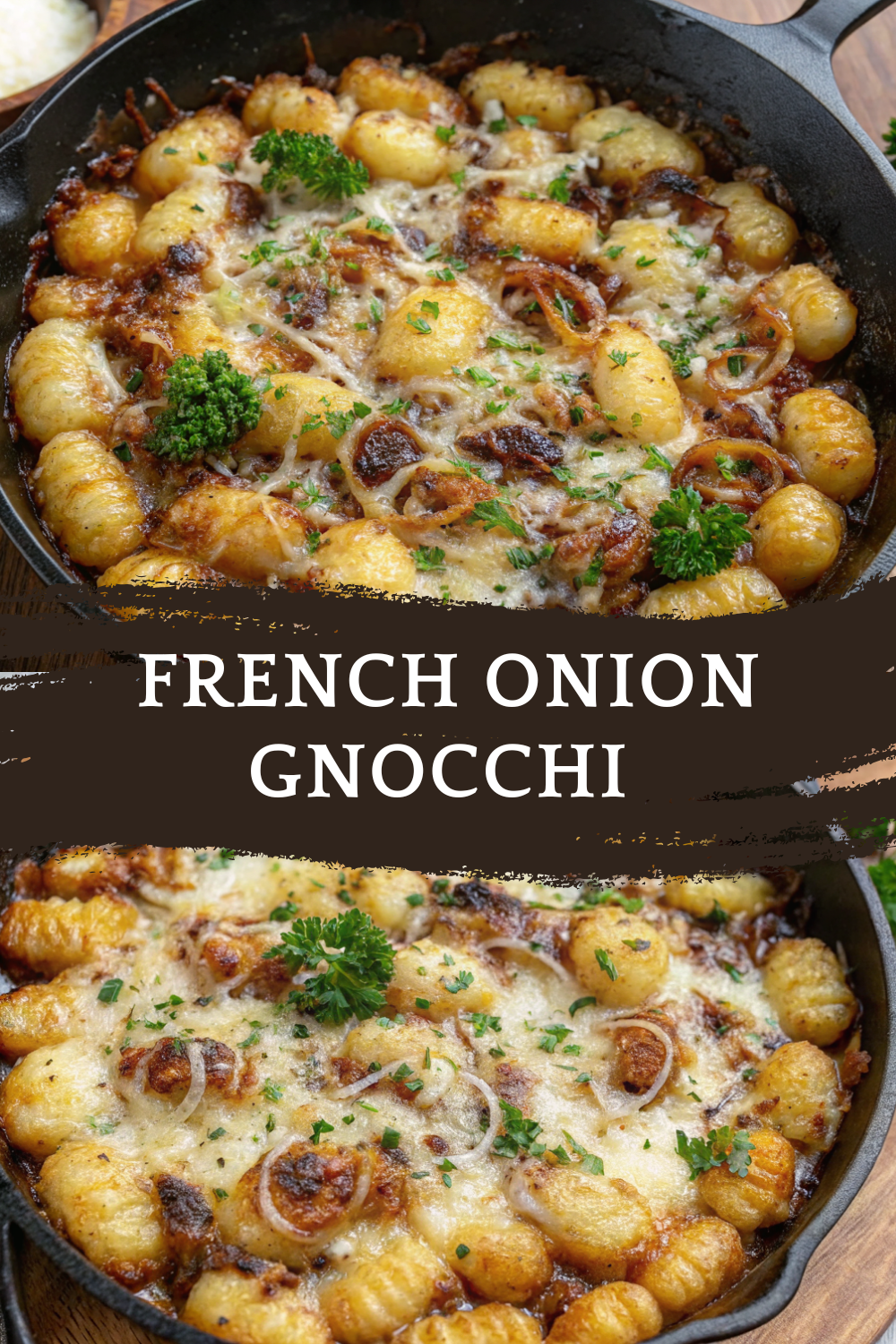 French Onion Gnocchi | Cozy, Cheesy Comfort Food