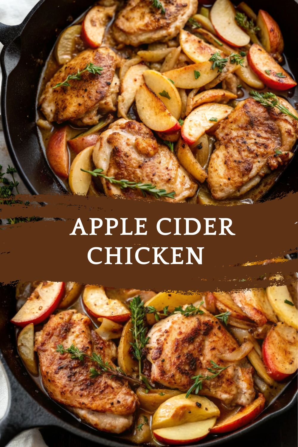 1-Pan Apple Cider Chicken (Quick & Easy) | Cozy Weeknight Dinner