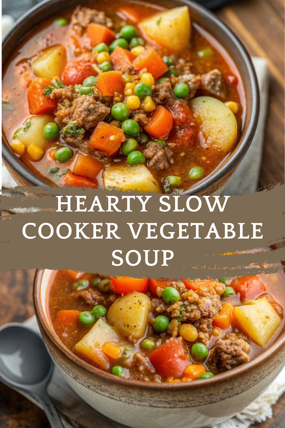 Hearty Slow Cooker Vegetable Soup – The Ultimate One-Pot Comfort Meal