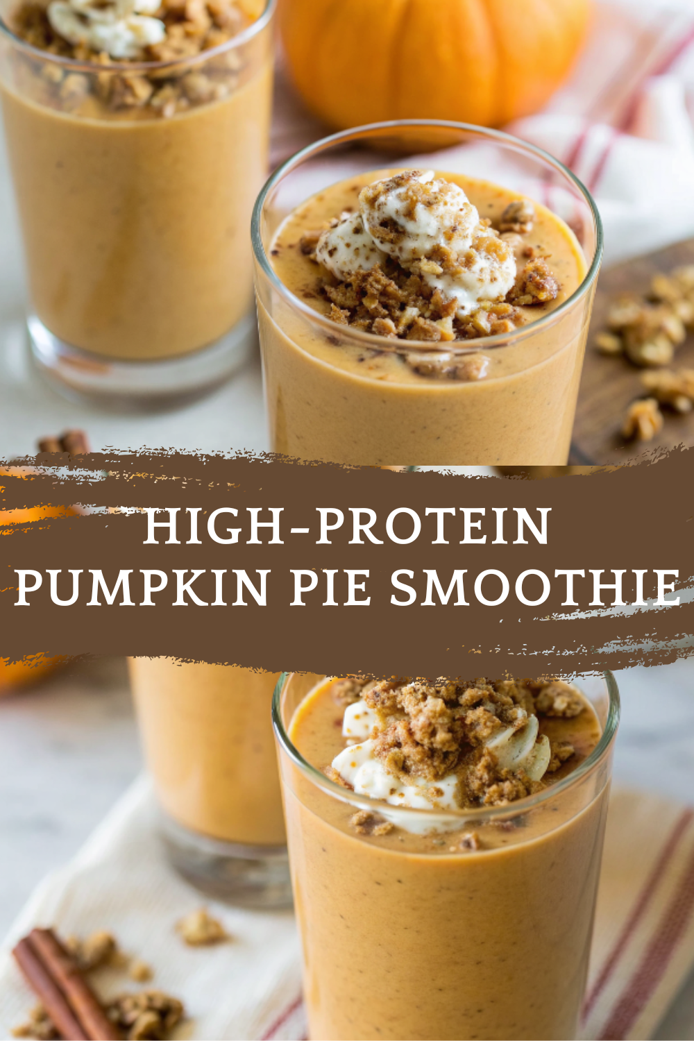 5-Minute High-Protein Pumpkin Pie Smoothie – Quick, Creamy & Nutritious