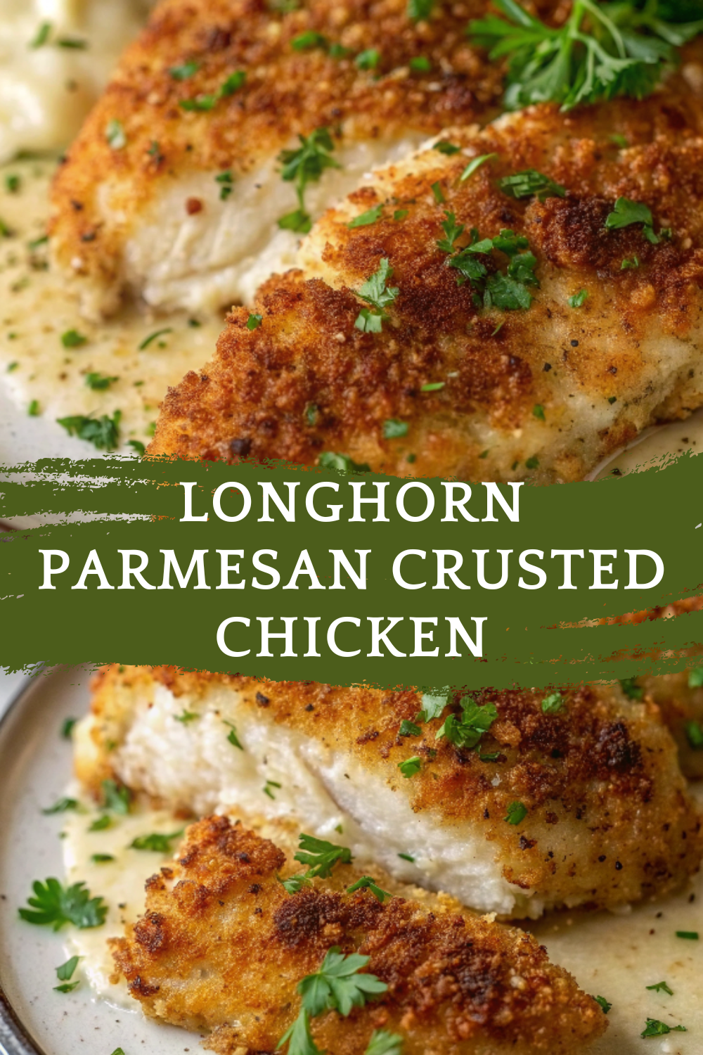Longhorn Parmesan Crusted Chicken