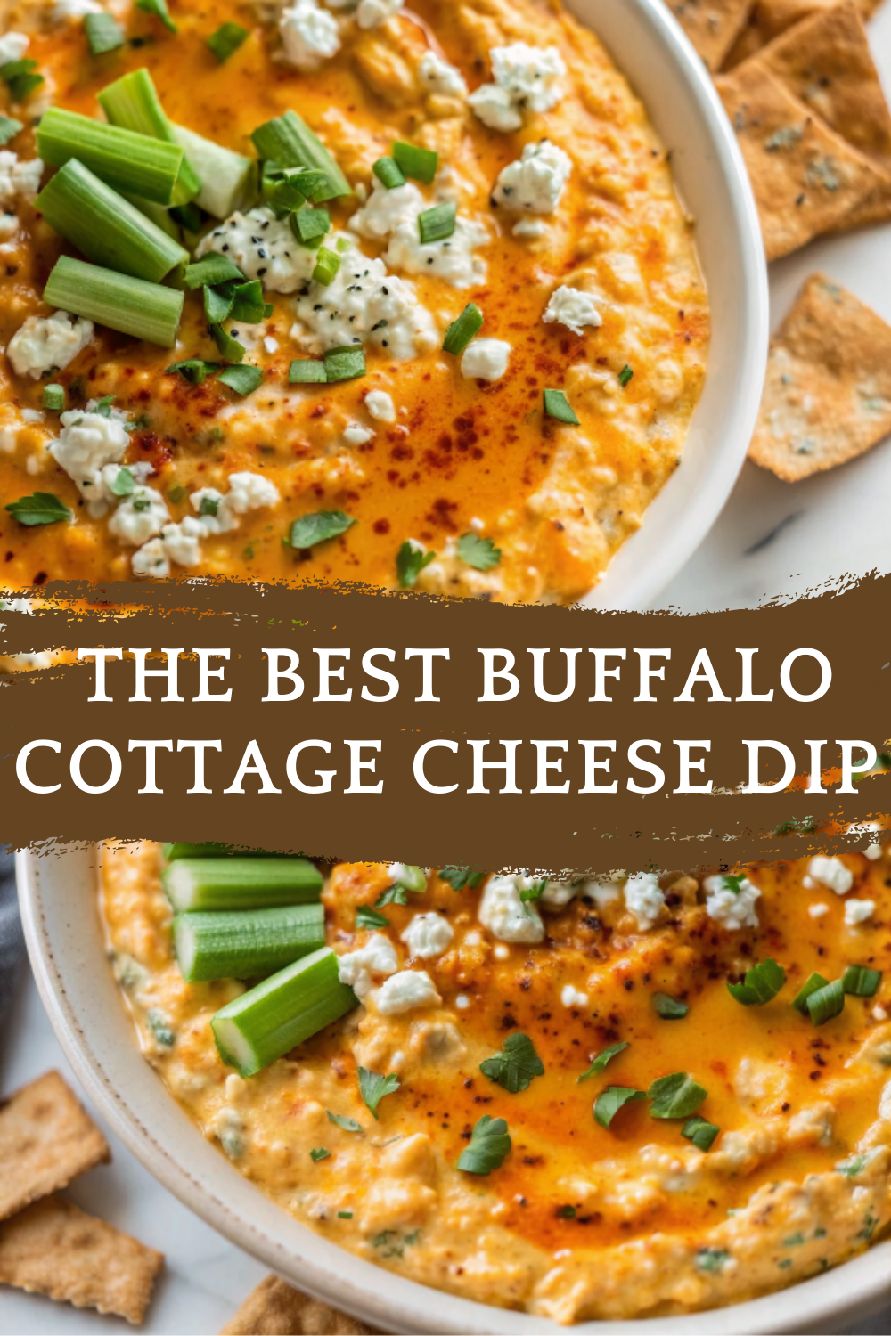 The Best Buffalo Cottage Cheese Dip – Creamy, Spicy & High-Protein Snack