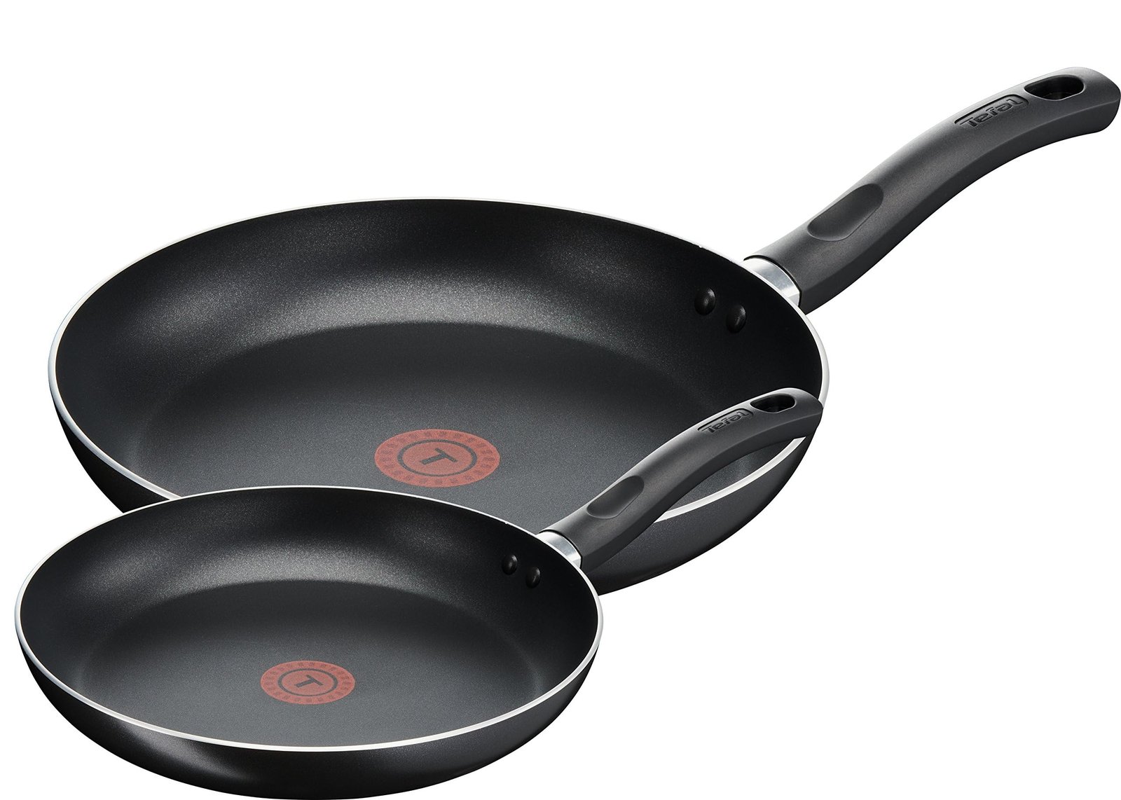 Tefal Taste Twin Frying Pan Set, 20 cm & 28 cm non-stick with Thermo-Spot