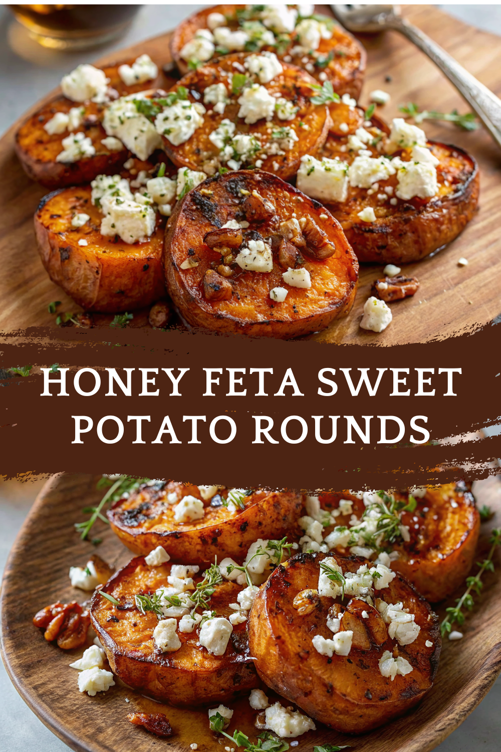 Honey Feta Sweet Potato Rounds Recipe