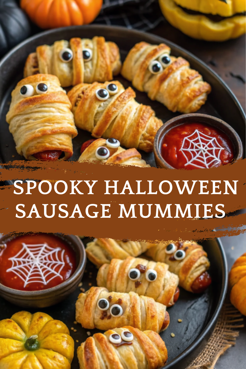 Spooky Halloween Sausage Mummies – Fun & Easy Party Snacks for Kids