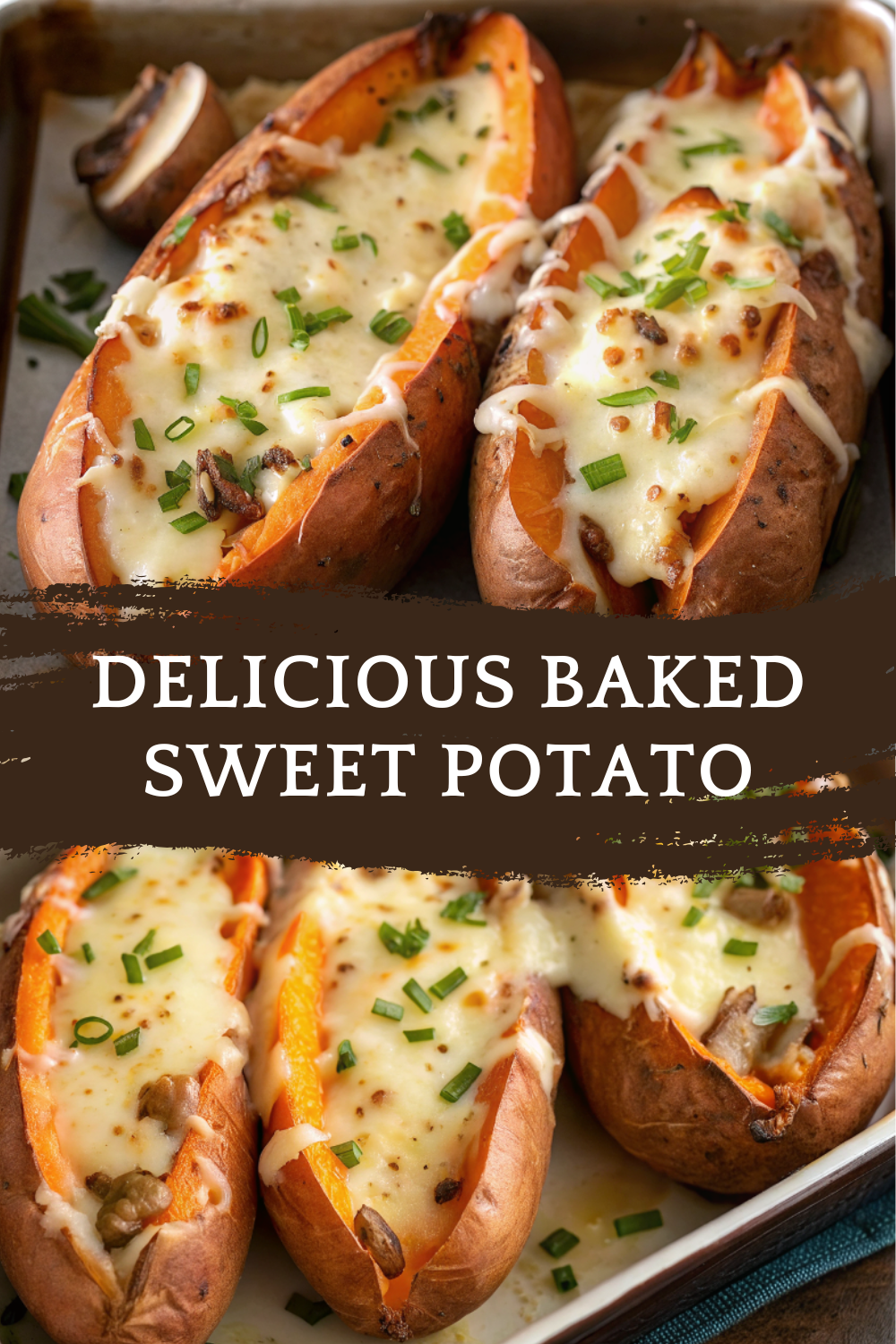 Delicious Baked Sweet Potato – Creamy, Savory & Comforting Perfection