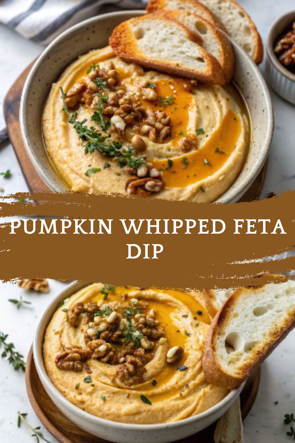 Pumpkin Whipped Feta Dip – Creamy, Savory & Perfect for Fall Gatherings