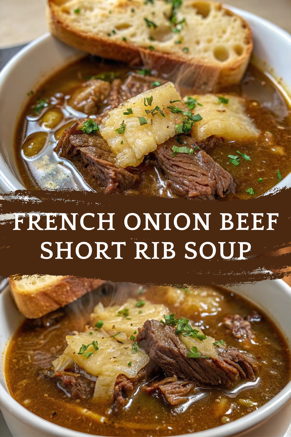 French Onion Beef Short Rib Soup: Rich, Savory & Slow-Cooked Comfort