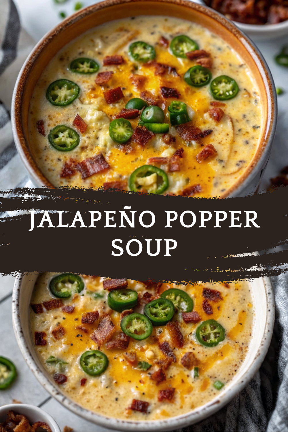 Jalapeño Popper Soup – Creamy, Cheesy, and Perfectly Spicy Comfort