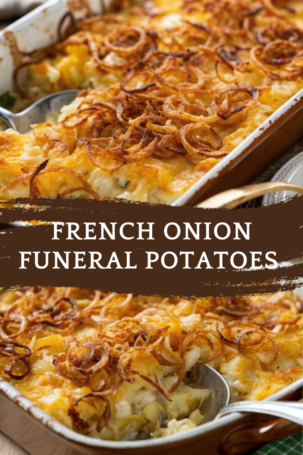 French Onion Funeral Potatoes – Creamy, Cheesy & Comforting
