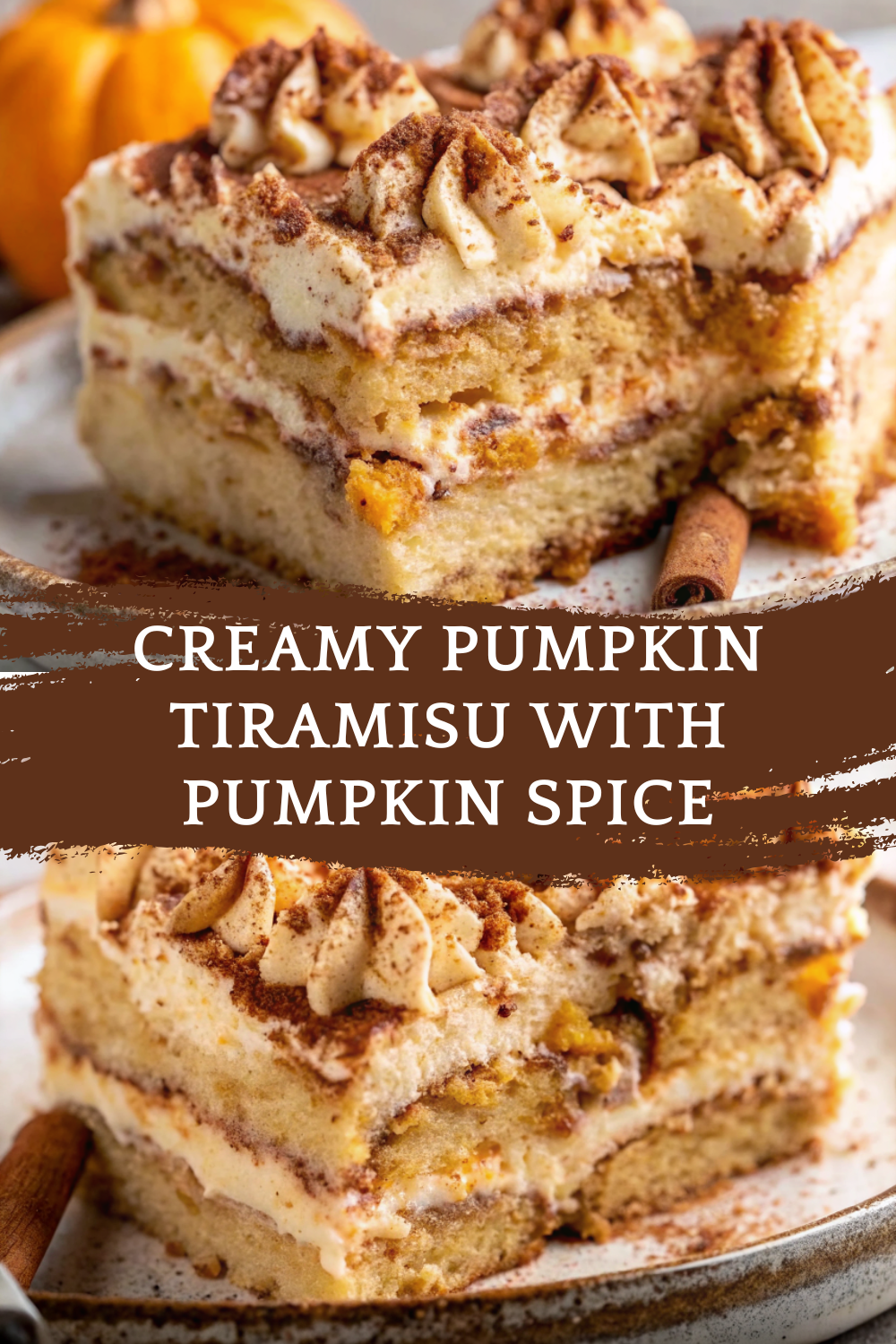 Creamy Pumpkin Tiramisu with Pumpkin Spice – A Cozy Autumn Twist on a Classic Dessert